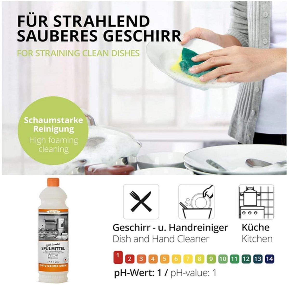 Lorito Wischstar frisch u. sauber Spülmittel Handspülmittel