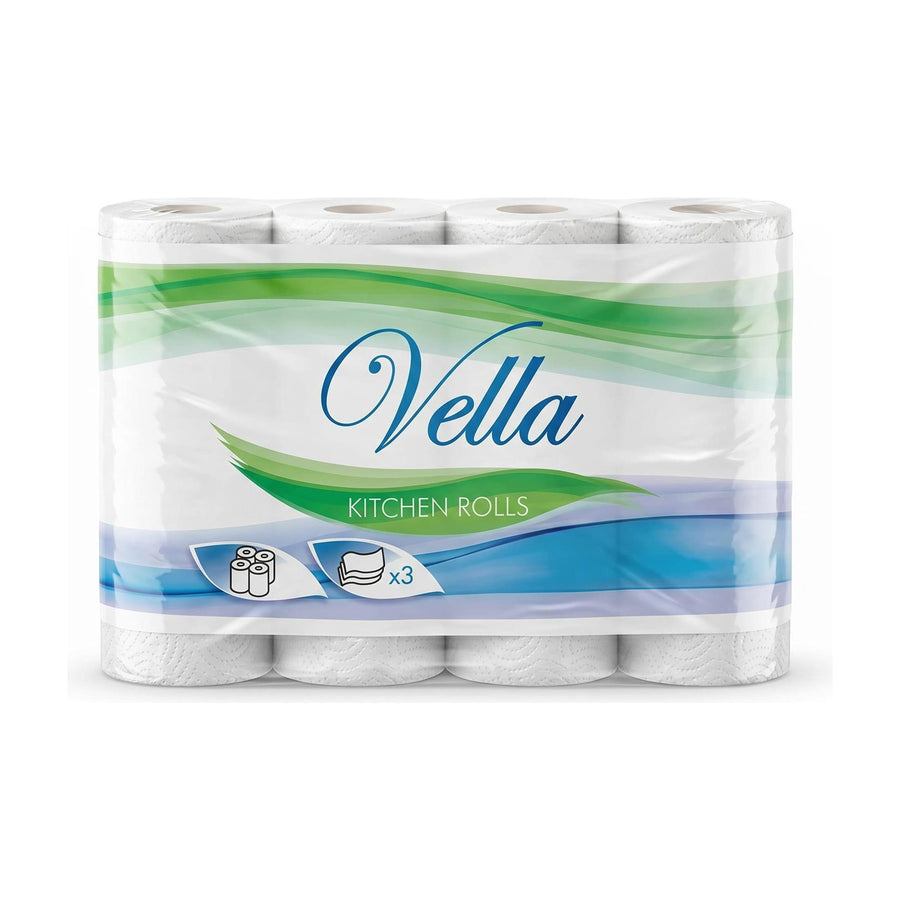 Lorito Küchenrolle Vella weiss Küchenhandtuch 4er Pack
