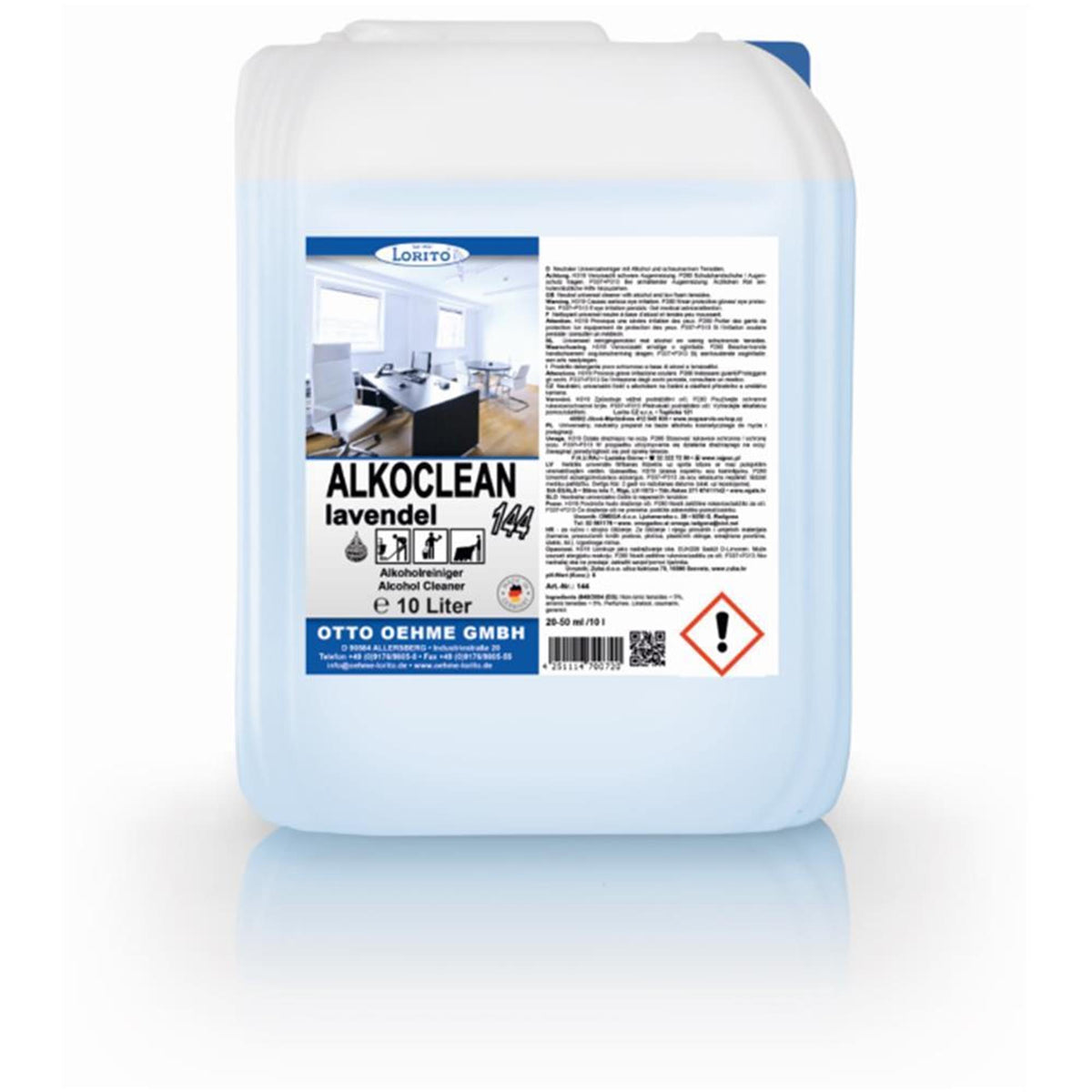 Lorito Alkoclean Lavendel 144 Bodenpflege Alkoholreiniger