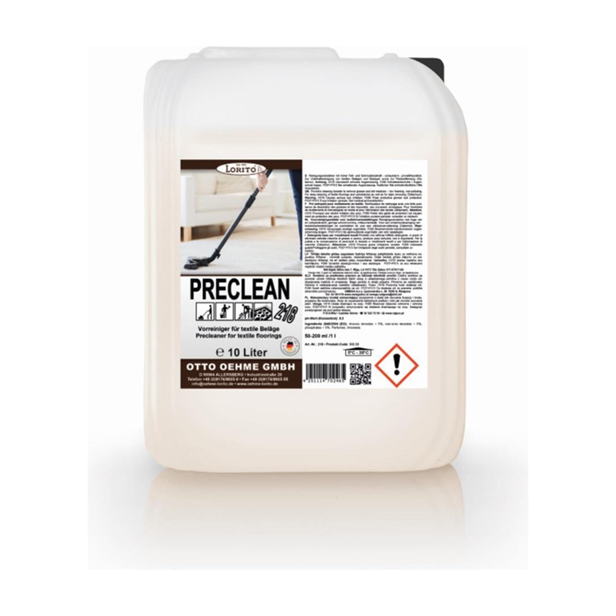 Lorito Preclean 218 Fleckenentferner Polsterreinigungsmittel