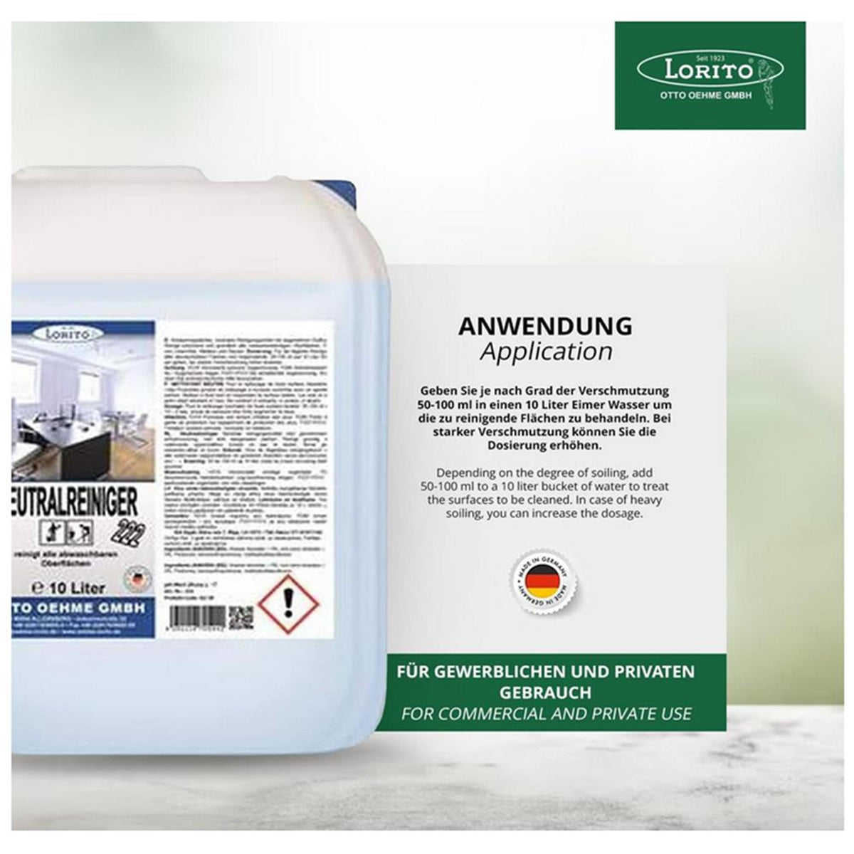 Lorito Neutralreiniger 222 Allzweckreiniger