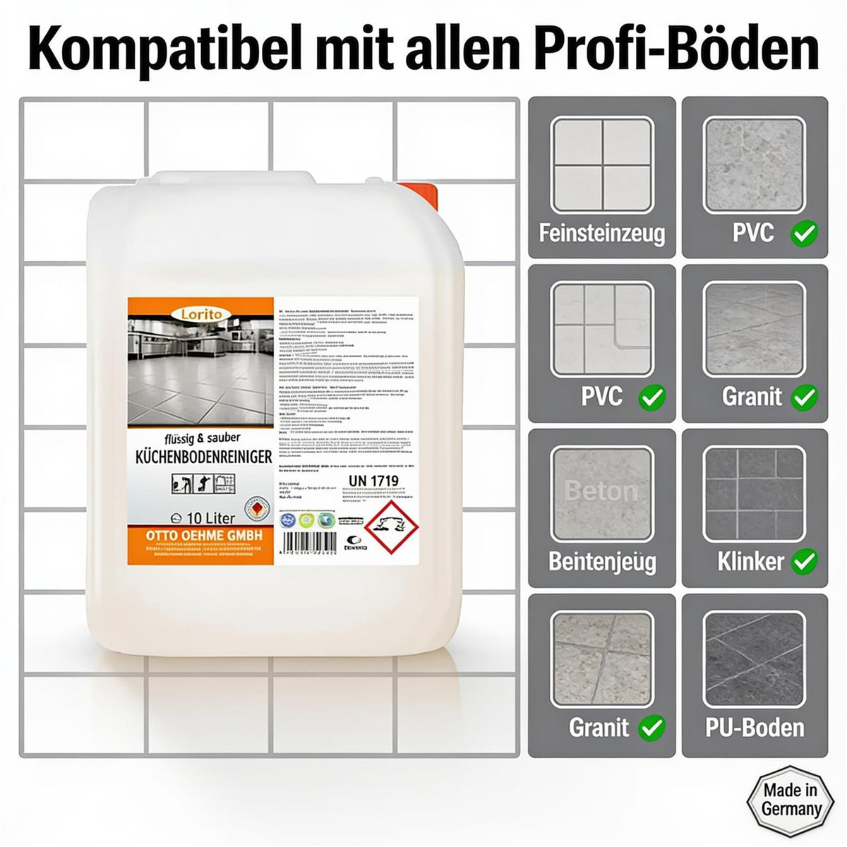 Frisch und sauber Küchenbodenreiniger 029 Fettlösser