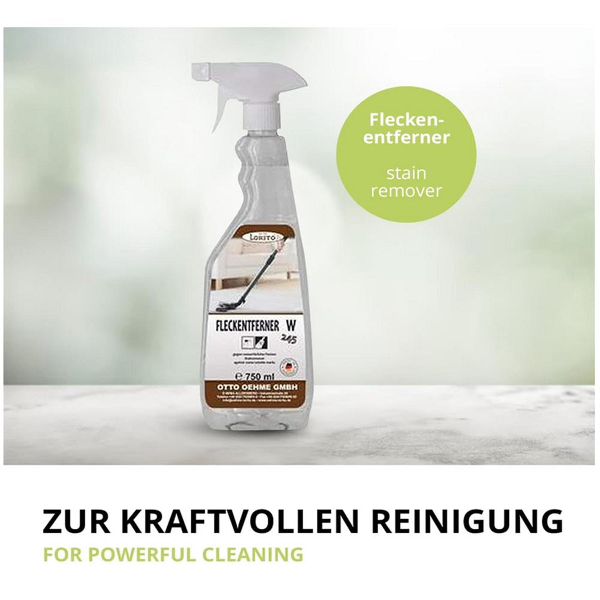 Lorito Fleckenentferner W245 Kaffeeflecken Spühflasche 750