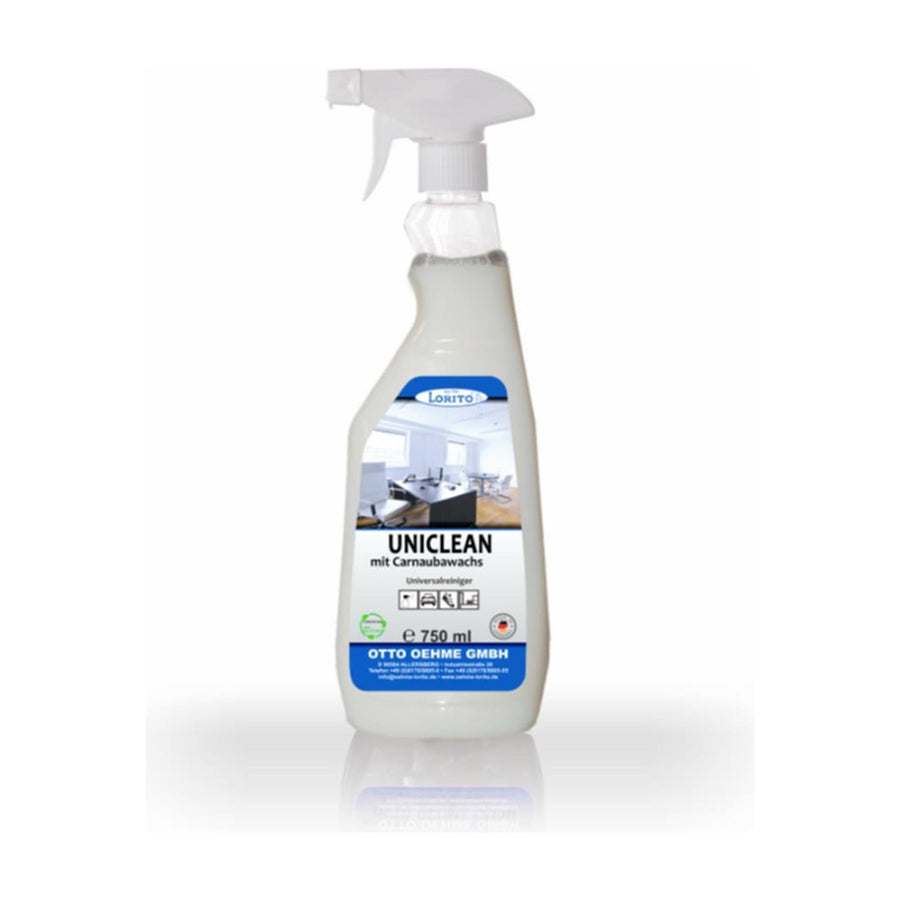Lorito Uniclean mit Carnauba Universalreiniger Abperleffekt