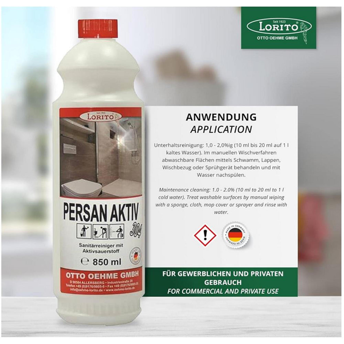 Lorito Persan 304 Kalklöser Kalkentferner Aktivsauerstoff