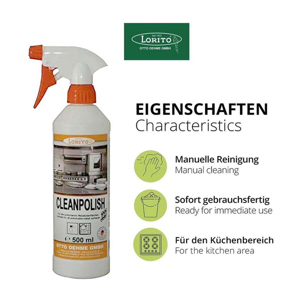 Clean Polish Cleanpolish 333 Edelstahlpflege Möbelpflege