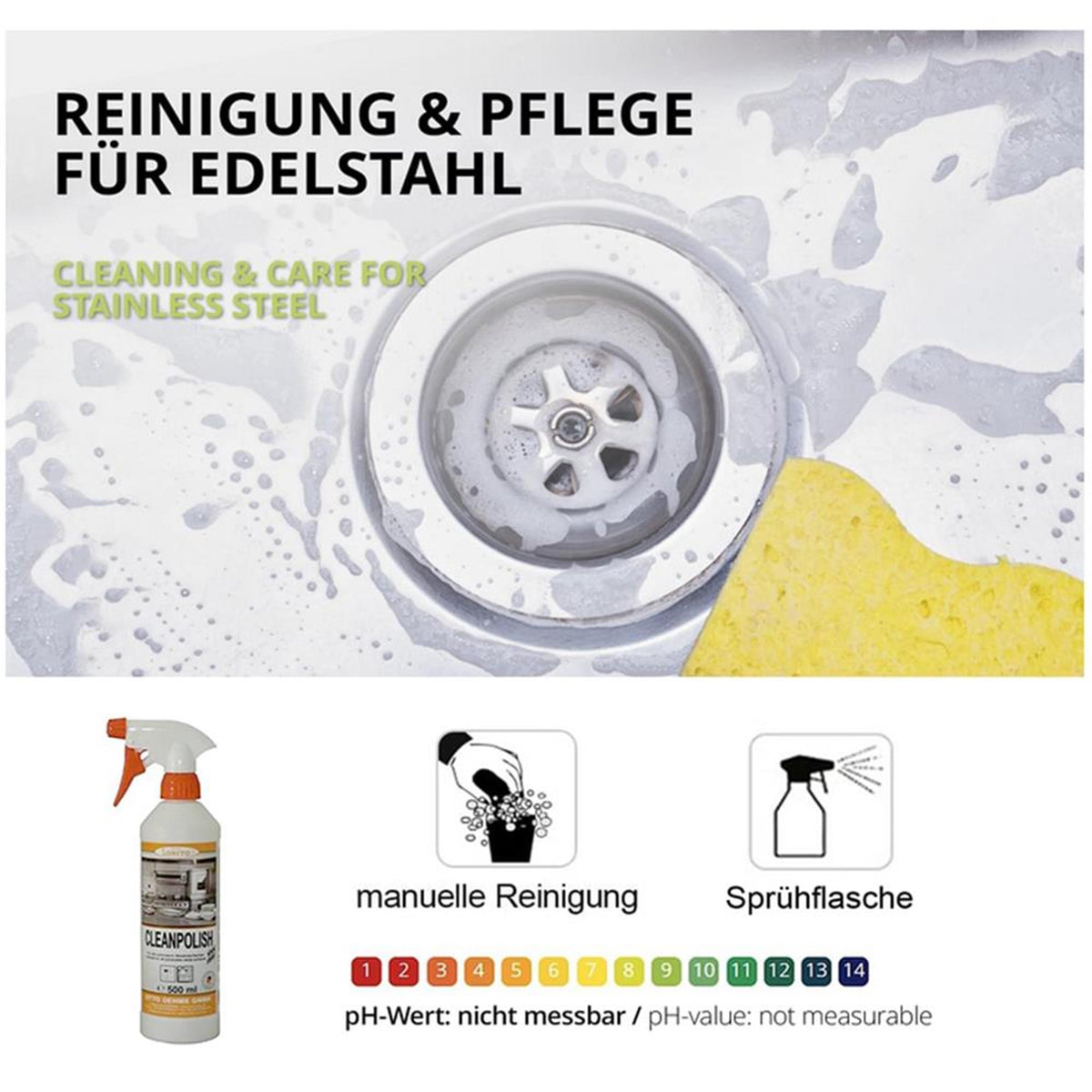 Clean Polish Cleanpolish 333 Edelstahlpflege Möbelpflege