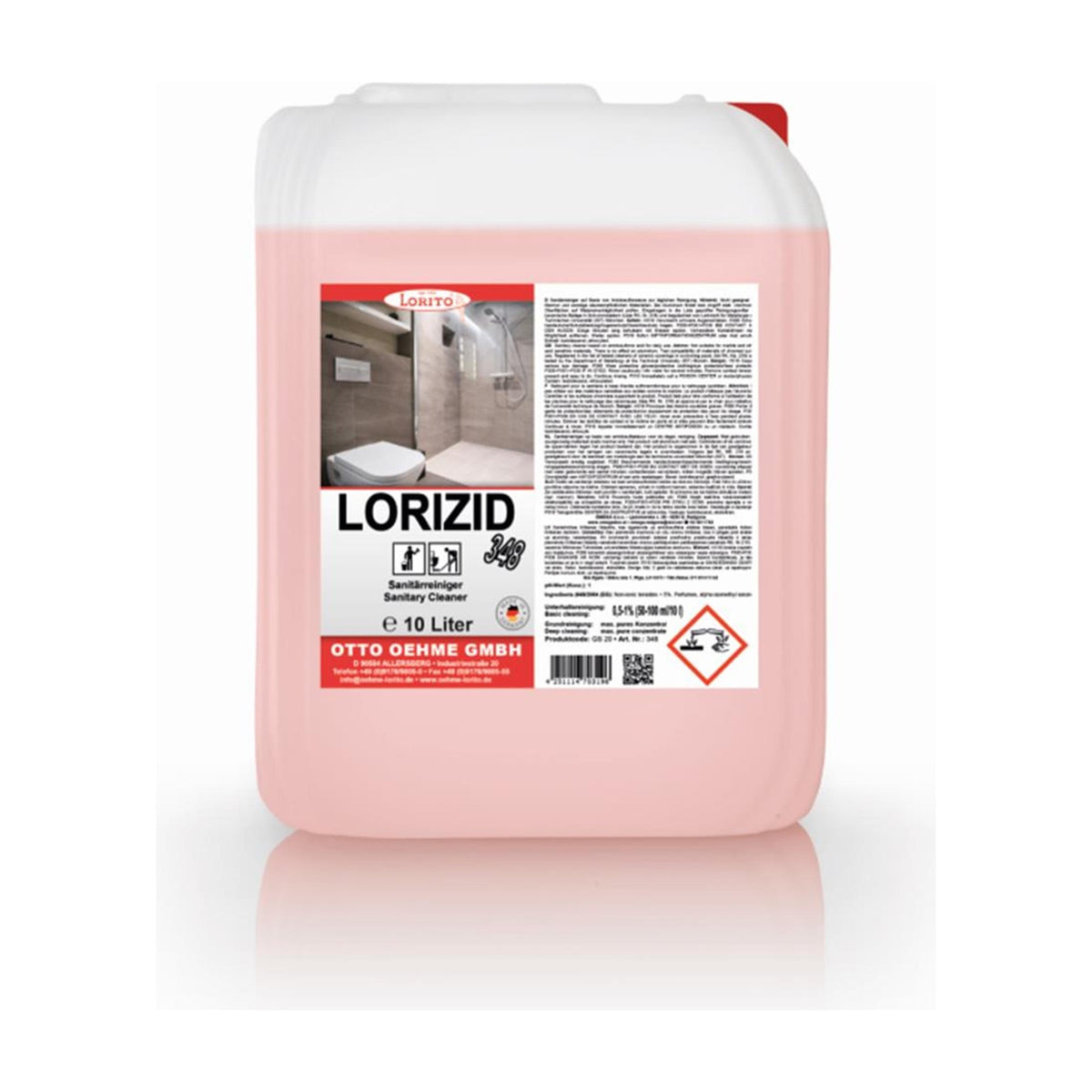Lorito Lorizid 348 Sanitärreiniger Kalklöser Kalkentferner