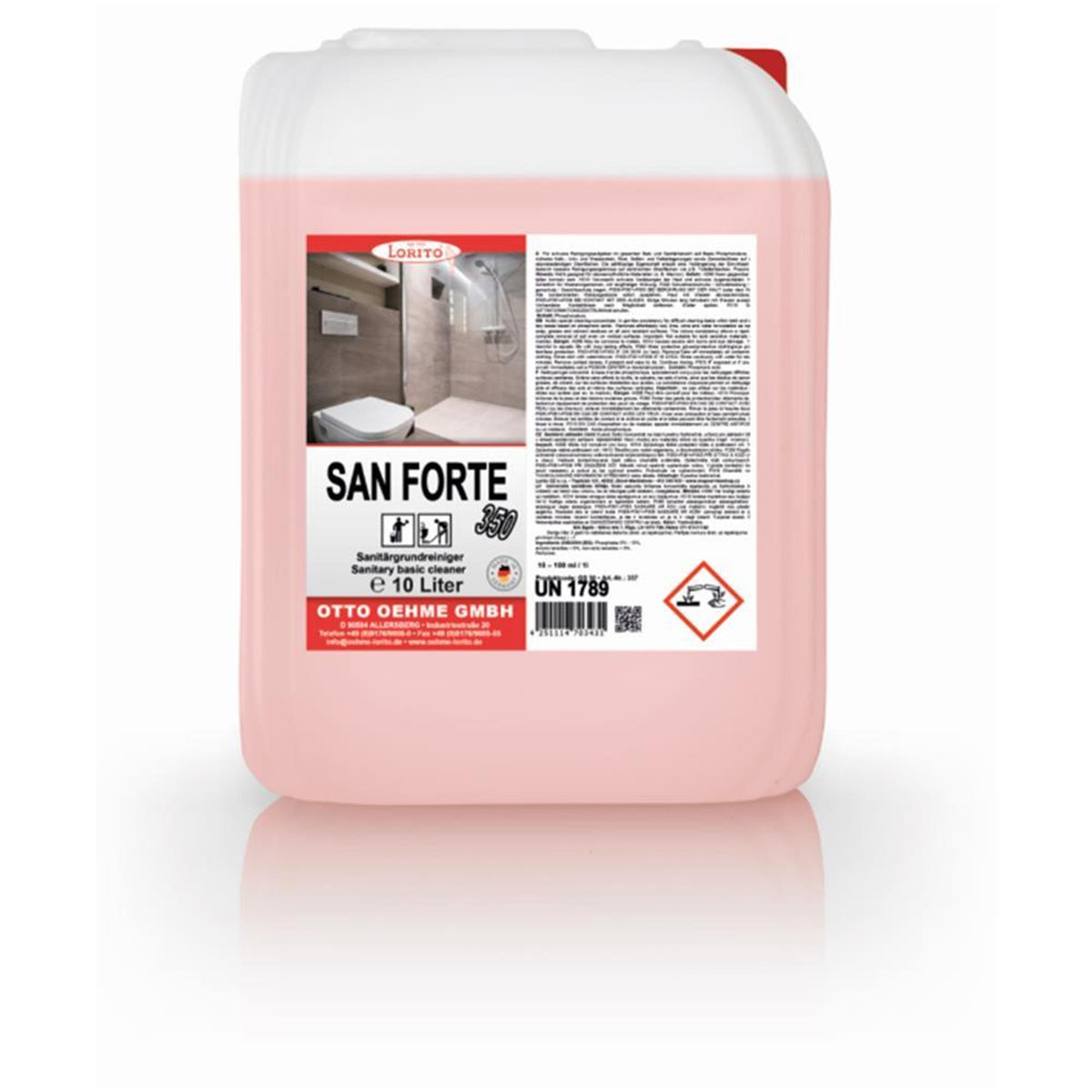 Lorito Sanforte 350 Sanitärgrundreiniger WC Reiniger
