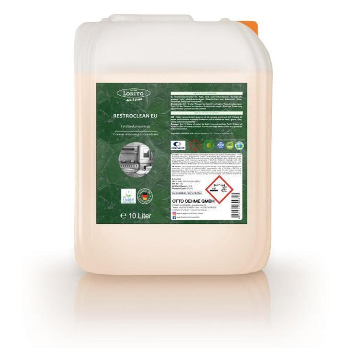 Restroclean 443 Ecolabel eco fresh Fettlöser Grillreiniger