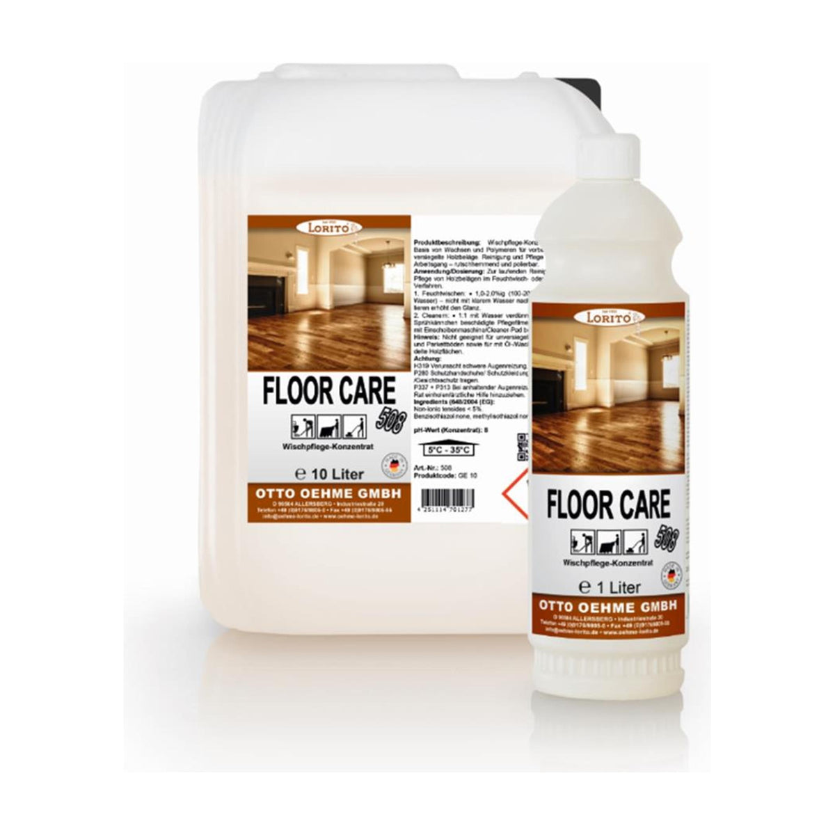 Lorito Floor Care 508 Parkettwischpflege Parkettreiniger