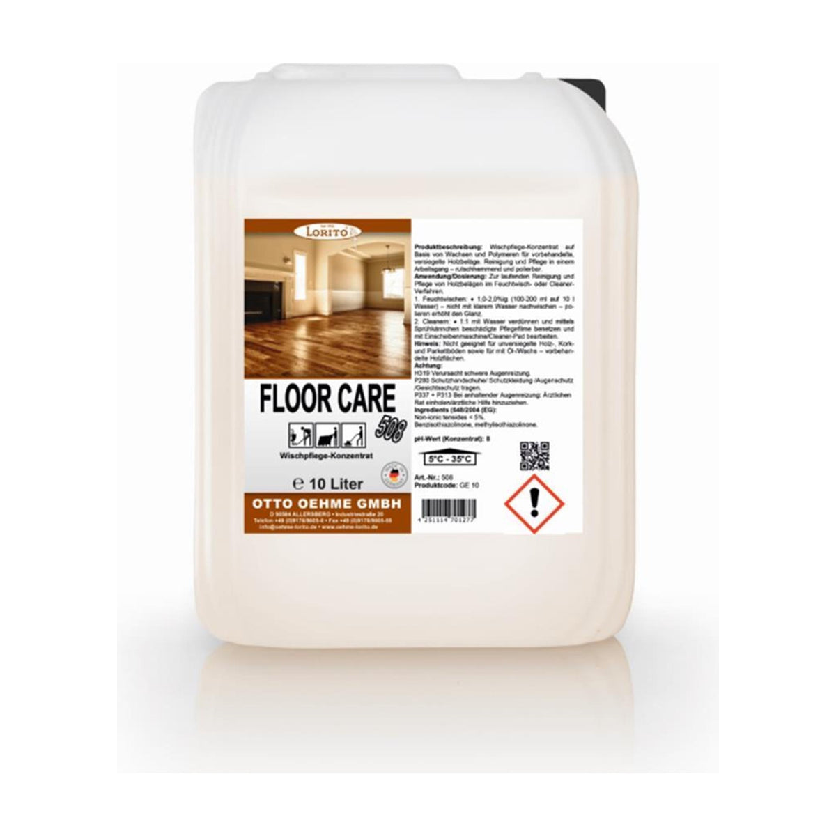 Lorito Floor Care 508 Parkettwischpflege Parkettreiniger