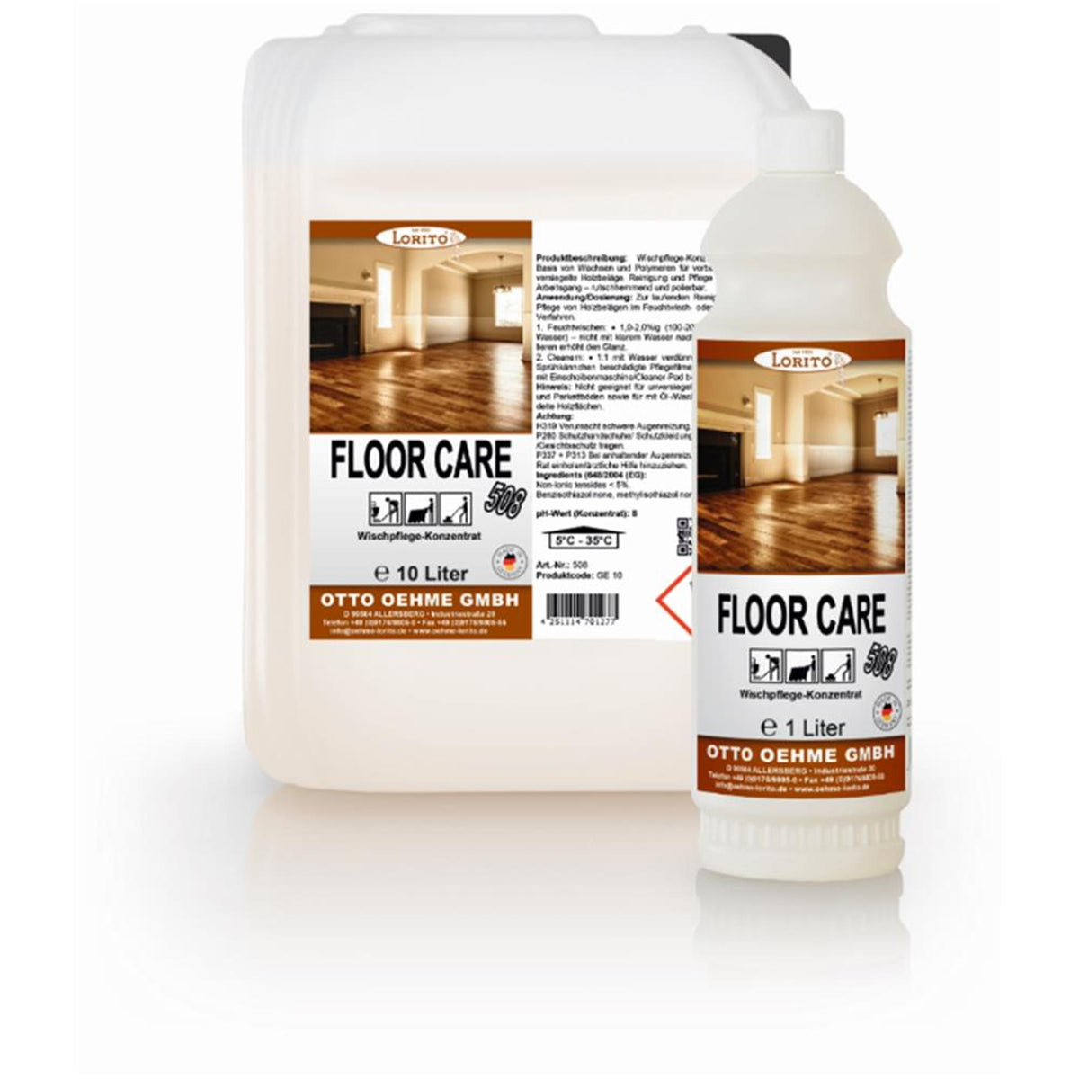 Lorito Floor Care 508 Parkettwischpflege Parkettreiniger