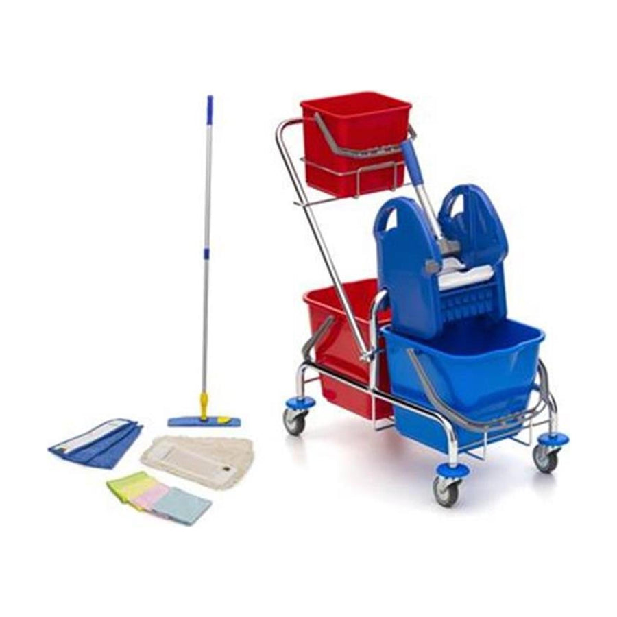 Wisch-Star Reinigungsset Chrom Putzset, L, 40 cm
