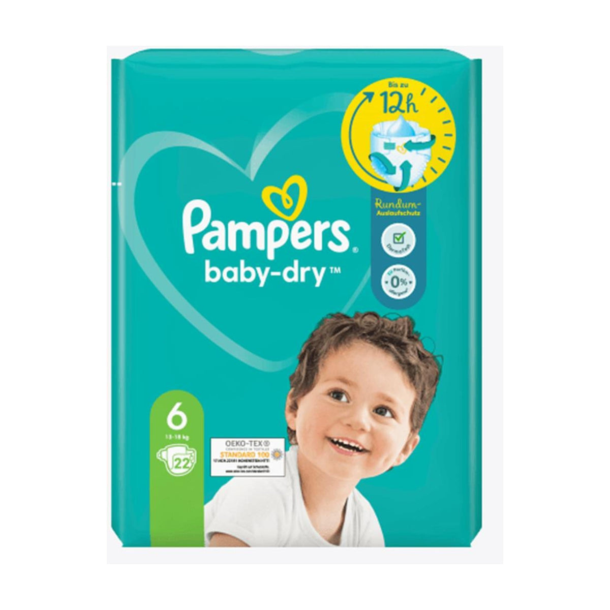 Pampers Baby Dry Windeln Größe 6