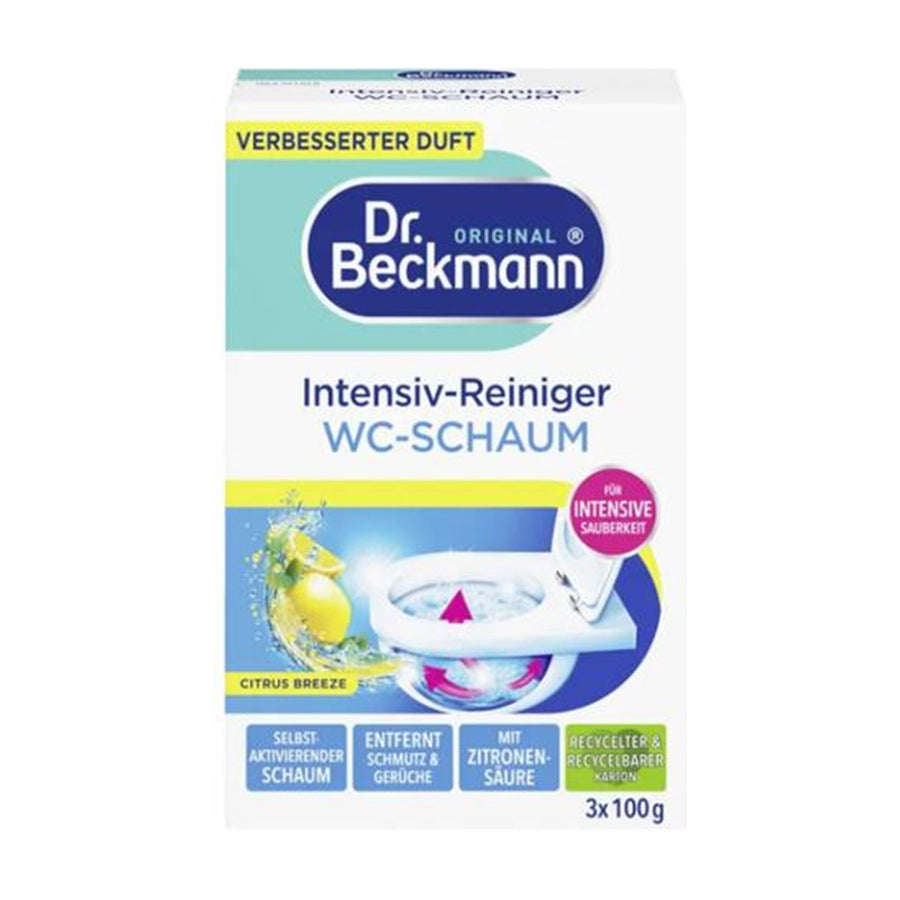 Dr. Beckmann Intensiv-Reiniger WC-Schaum 3 x 100 g Beutel