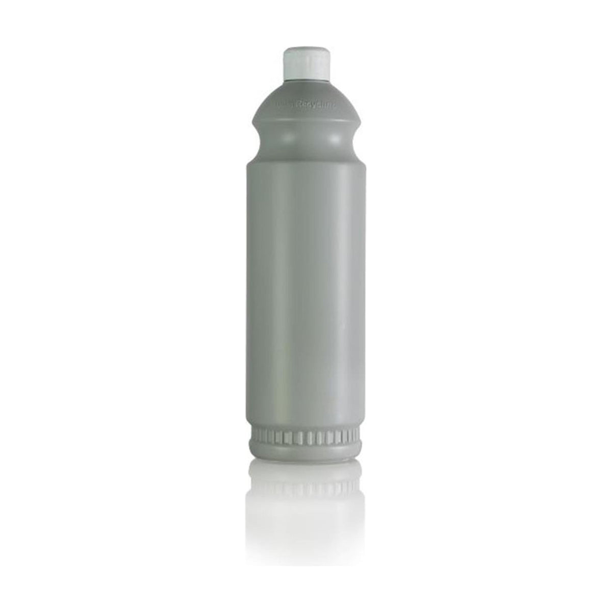 Recycelte 100% KLT HDPE Leerflasche 1 Liter mit Griffmulde