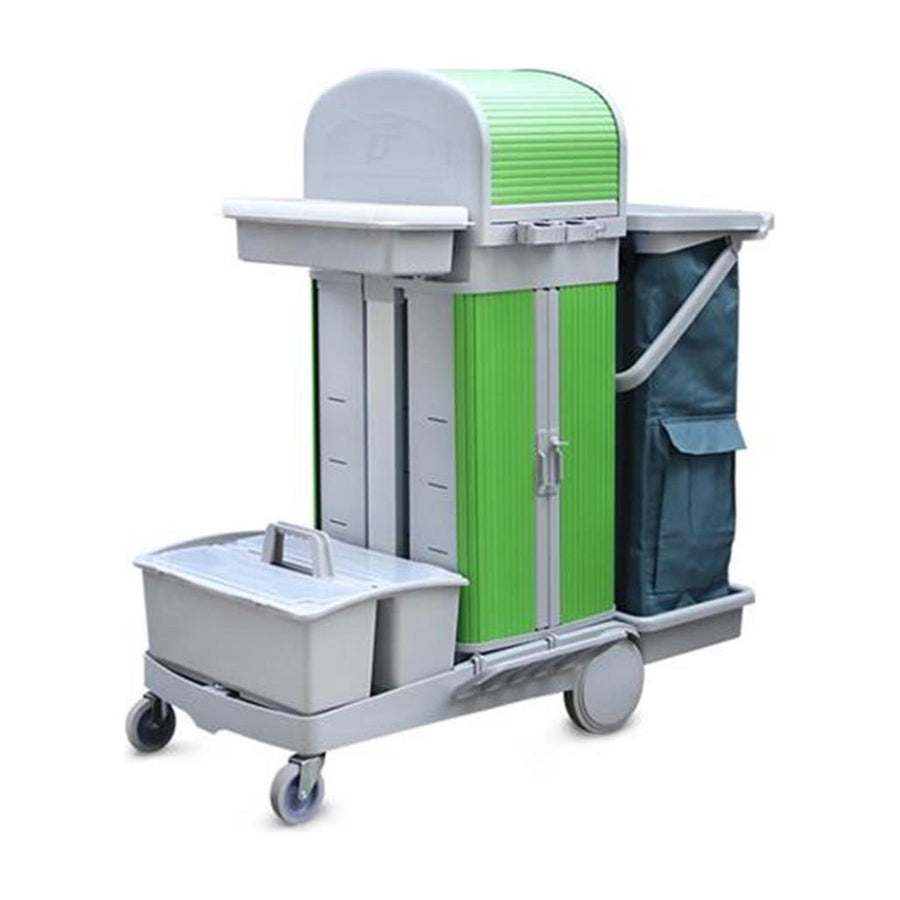 Wisch-Star Reinigungswagen Green für Klettmopp-Systeme