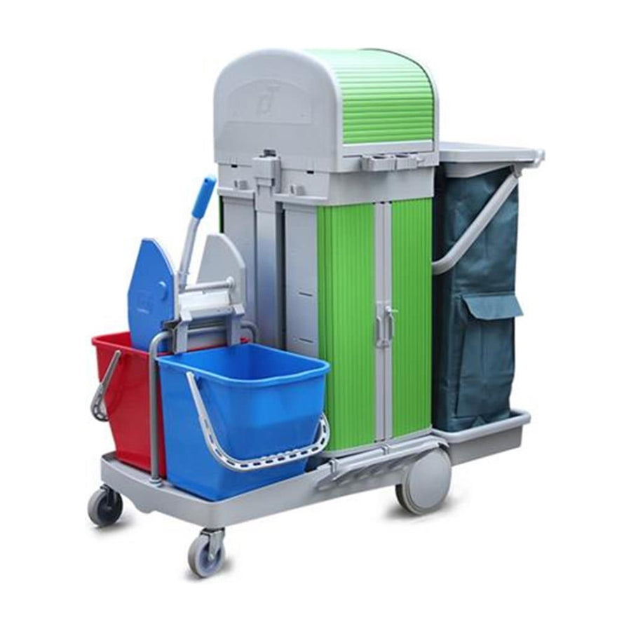 Wisch-Star Reinigungswagen Green Gerätewagen abschliessbar