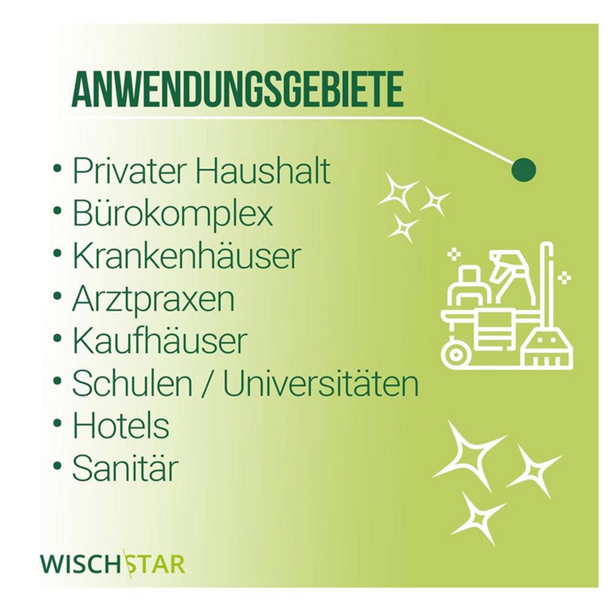 Wisch-Star Reinigungswagen Willy abschließbar Systemwagen