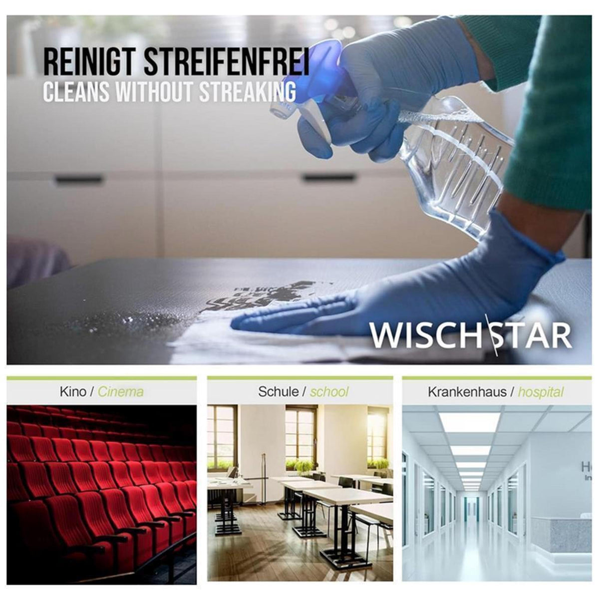Wisch-Star Spendereimer für Desinfektions-Vliestücher
