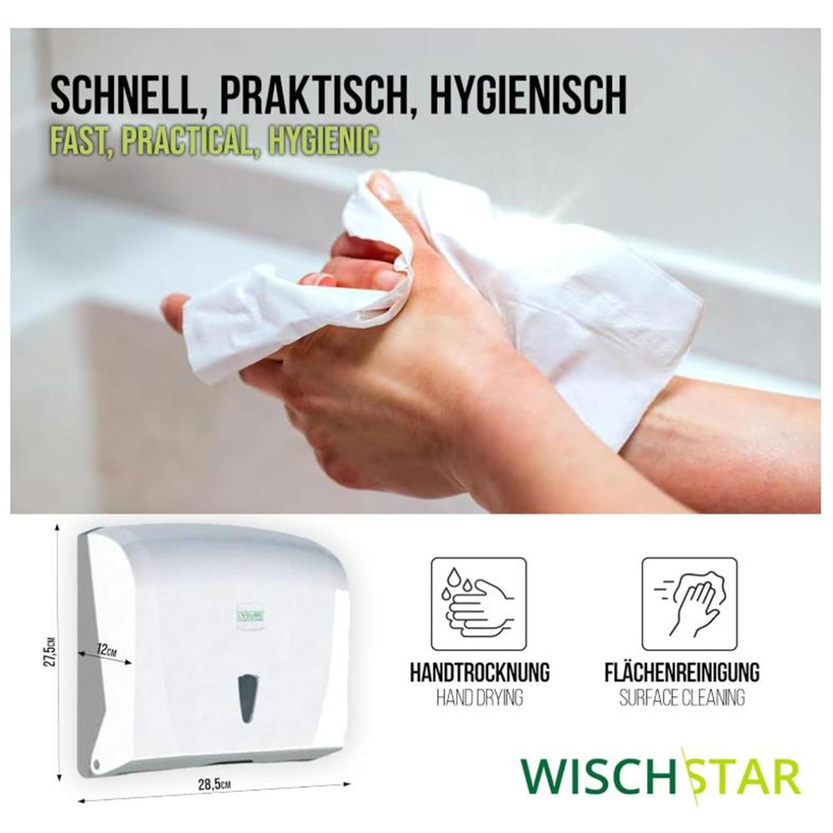 Papierhandtuchspender Lorito Handtuchspender, Kunststoff