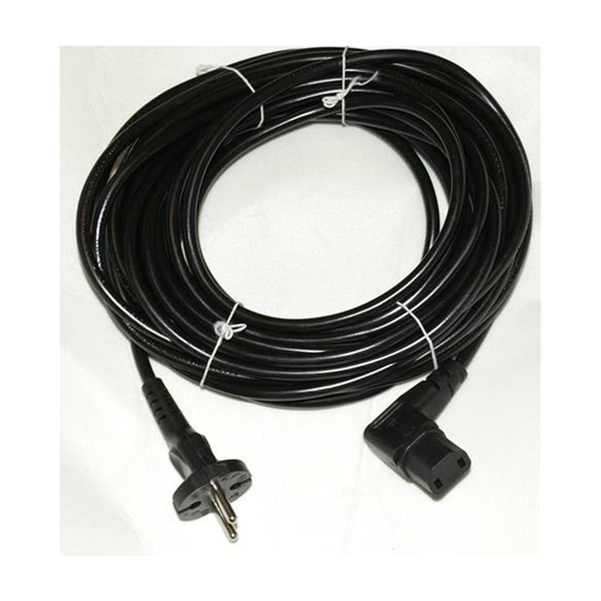 Stromkabel Netzkabel 10 m schwarz