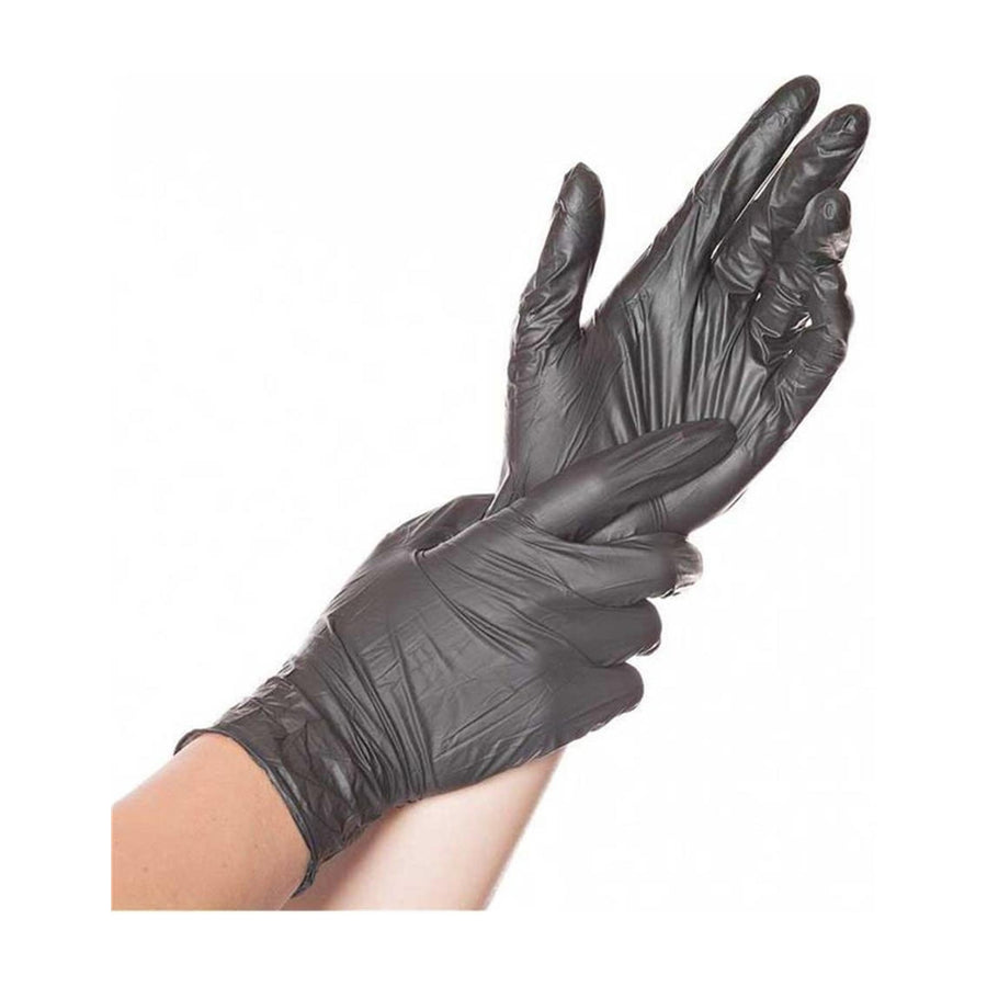 Einmalhandschuhe, Nitril Safelight schwarz, 100er Box