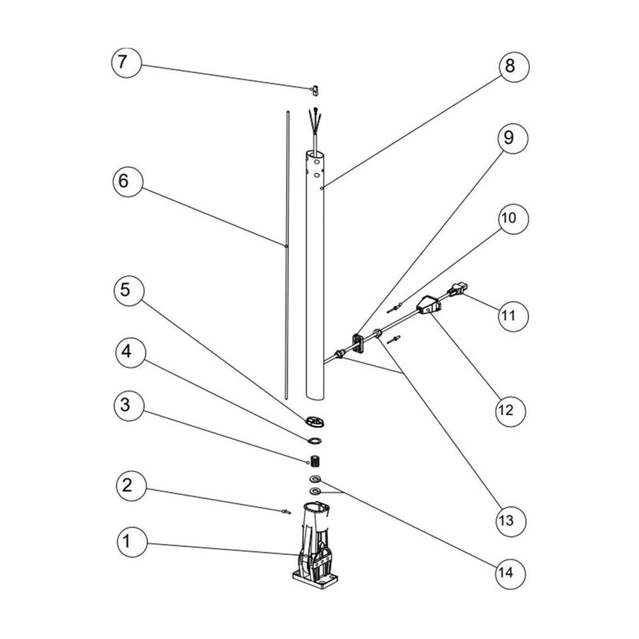 Schraube M4x16 Griff für Candia