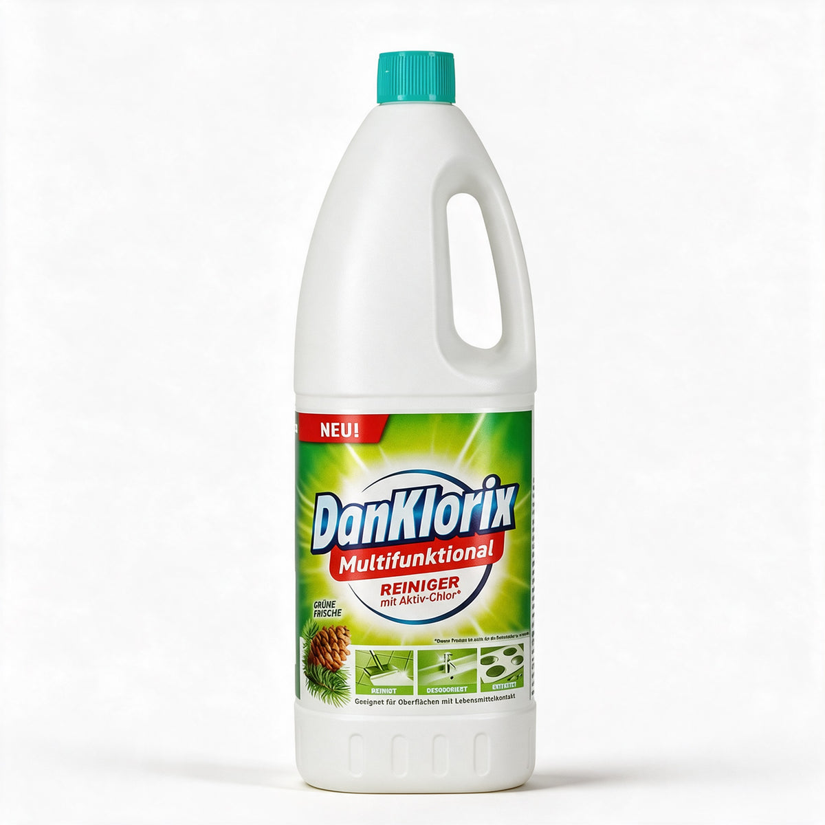 DanKlorix Hygienereiniger mit Chlor Grüne Frische1,5 L