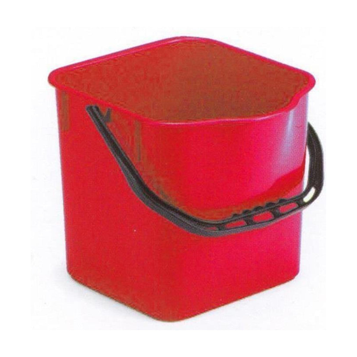 Filmop Kunststoffeimer Putzeimer, rechteckig, 25 l, rot