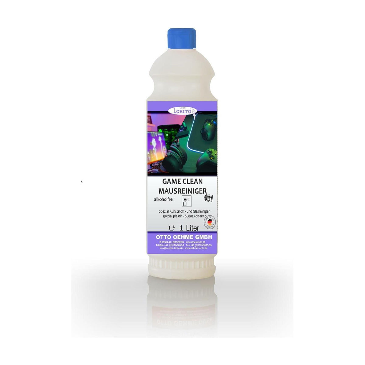 Lorito Game Clean Maus- und Tastaturreiniger 461 alkoholfrei