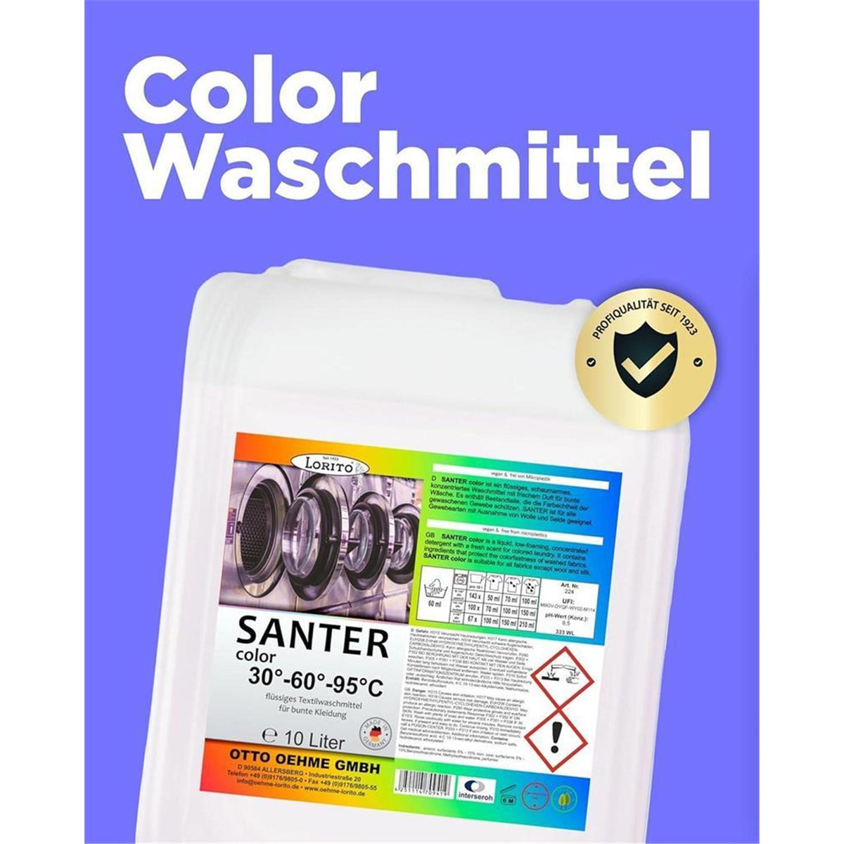 Lorito Santer Color 224 Waschmittel bunte Wäsche flüssig