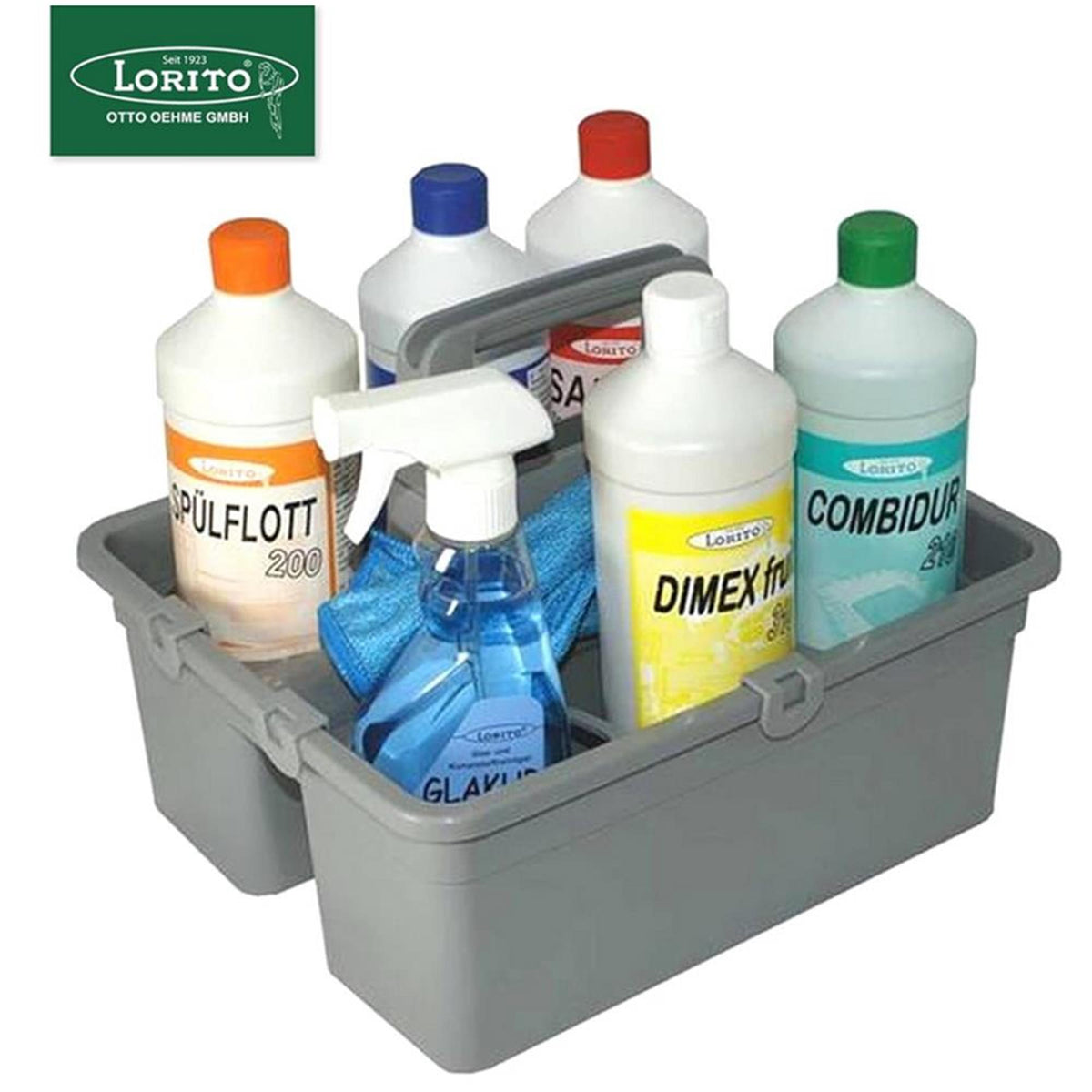 Lorito Reinigungsmittel Set-Box alle Bereiche