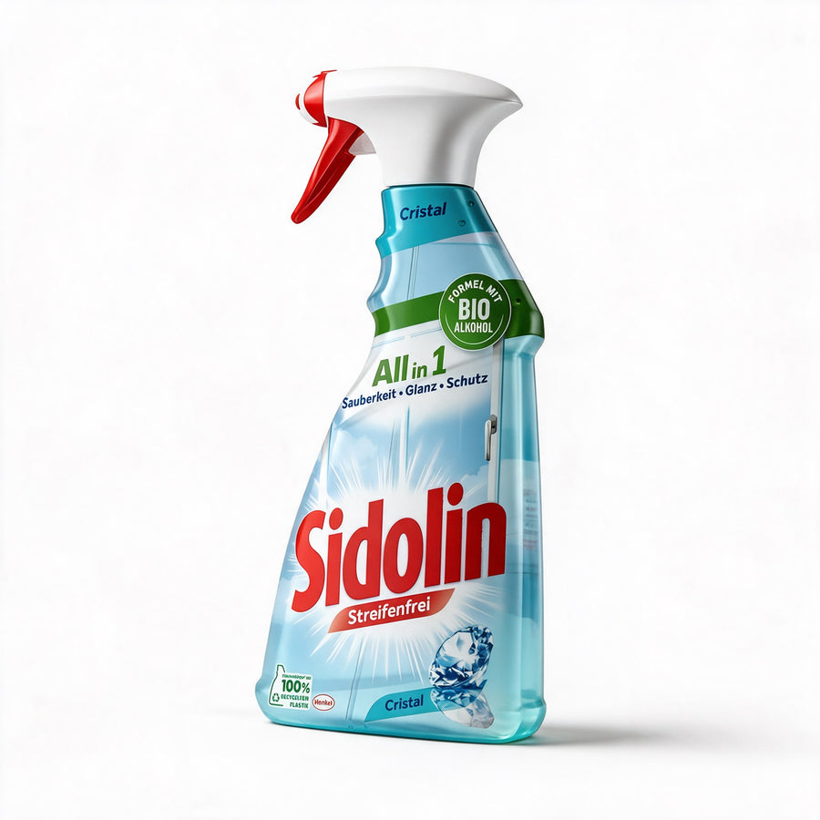 Sidolin Cristal Glasreiniger 500 ml Sprühflasche