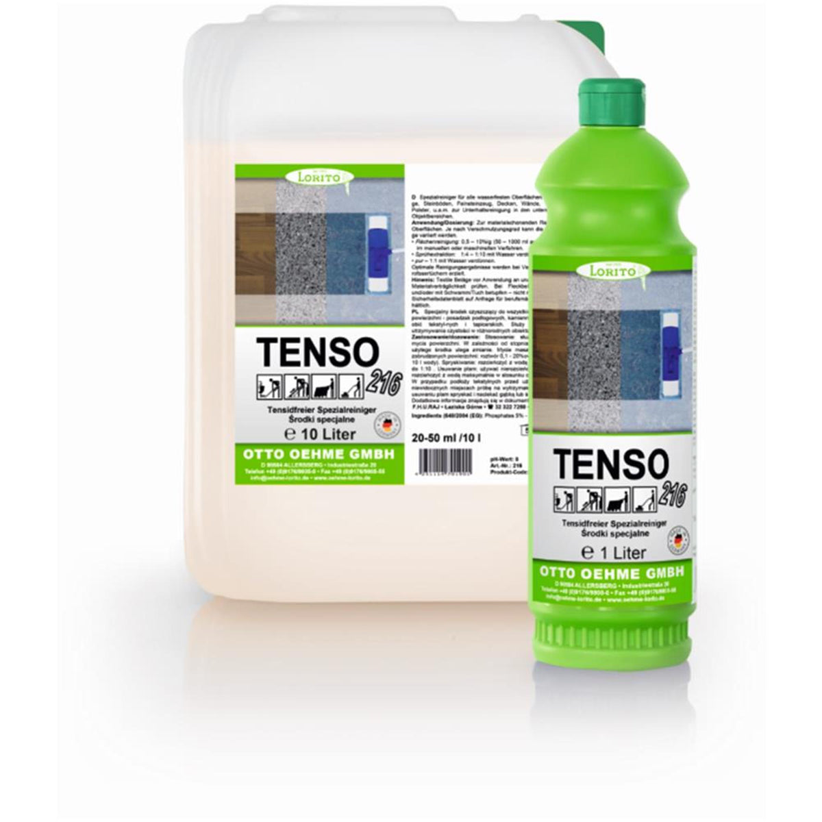 Lorito Tenso 216 Bodenpflege tensidfreier Unterhaltsreiniger