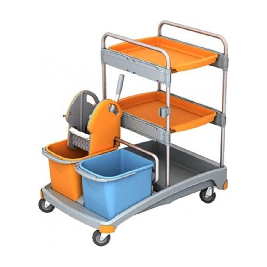 Splast Systemwagen TSS-0013 2xflache Kunststoffwanne