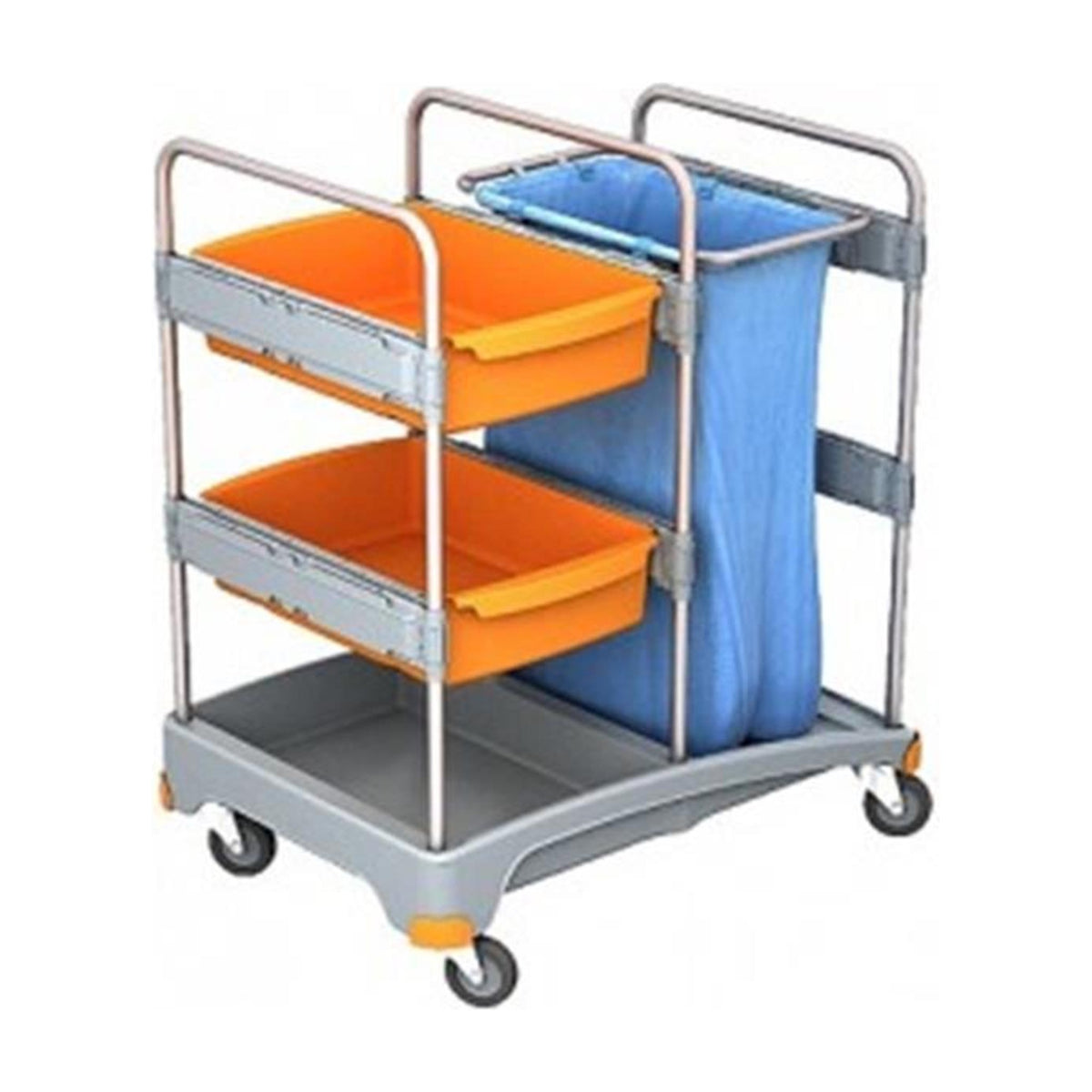 Splast Systemwagen TSZ-0011 2xKunststoffwanne tief
