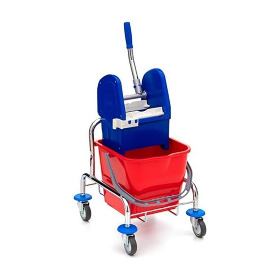 Wisch-Star Wischwagen Einfachfahrwagen Chrom