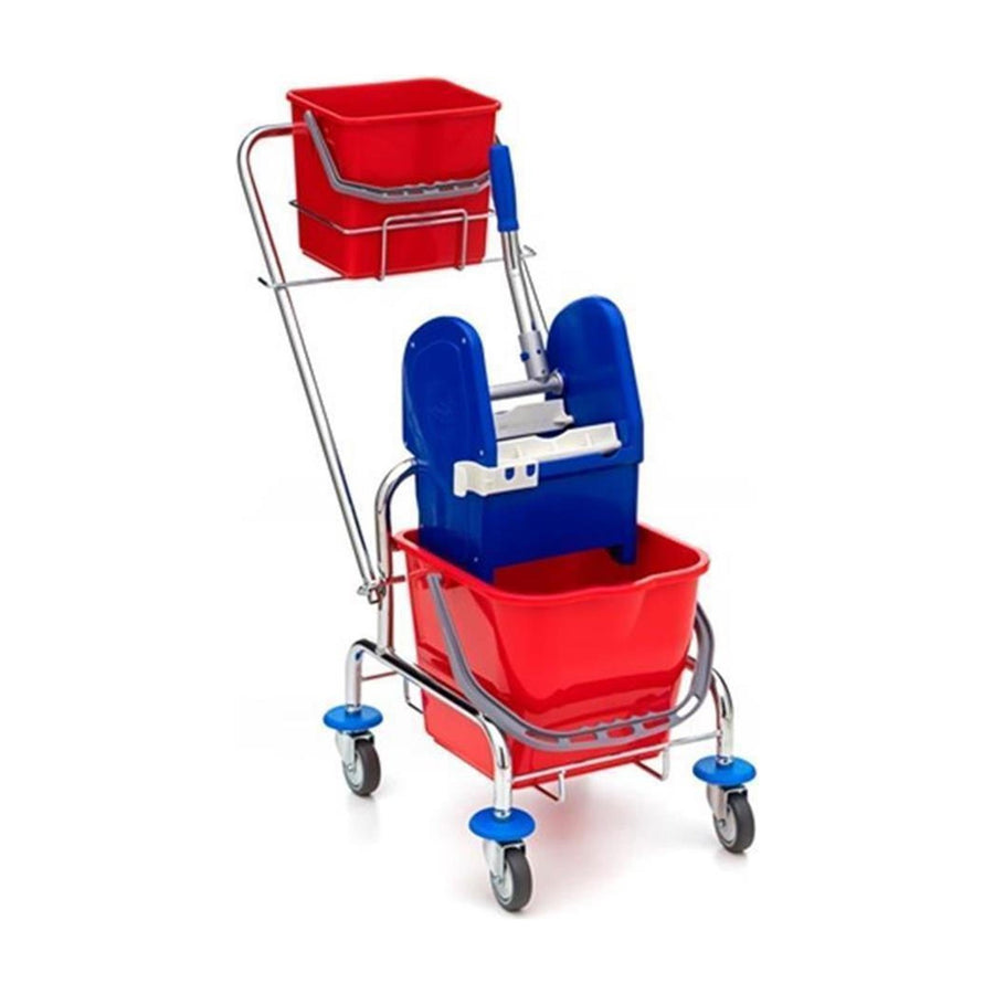 Wischstar Wischwagen Einfachfahrwagen Chrom Eimerhalterung