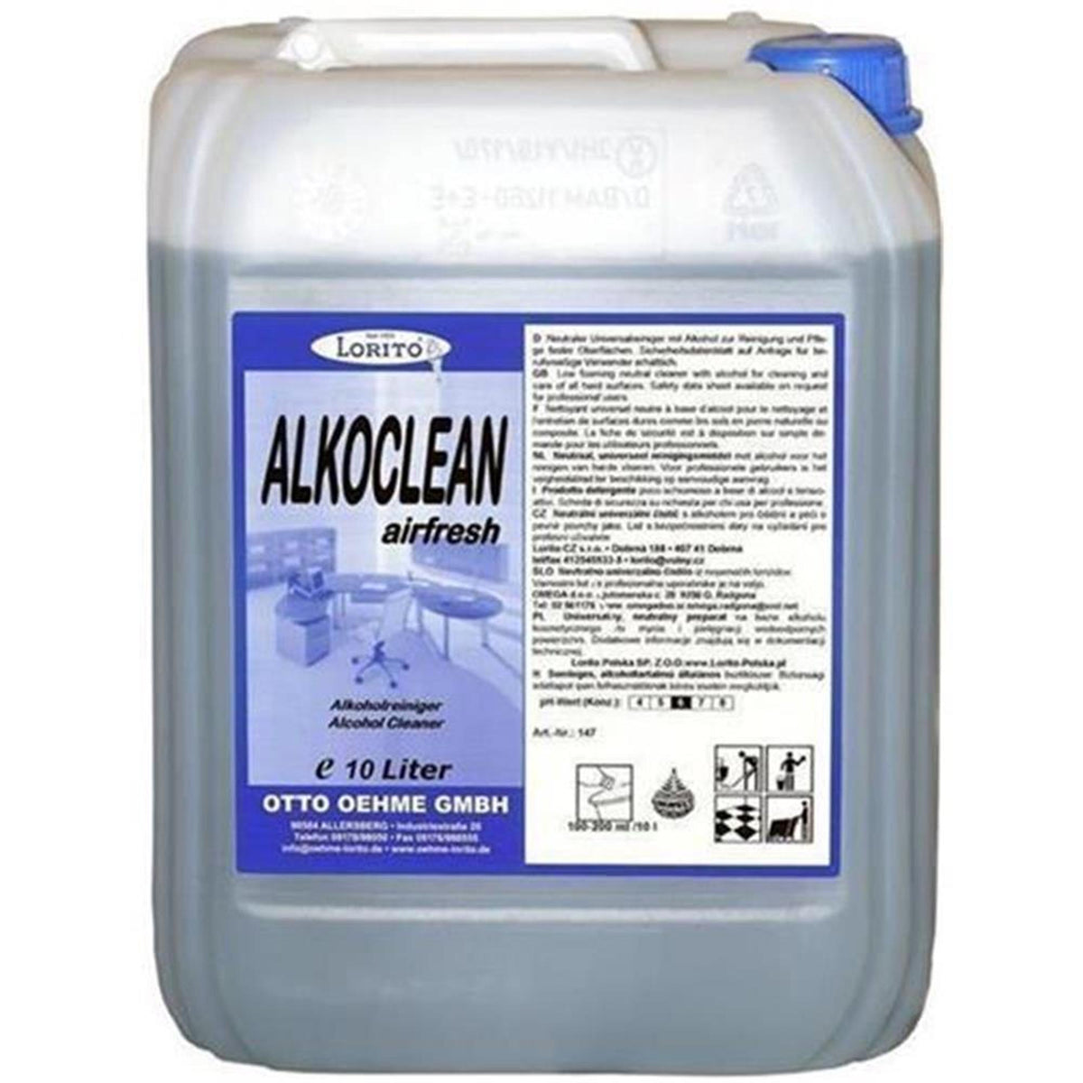 Lorito Alkoclean Airfresh 147 Bodenpflege Alkoholreiniger