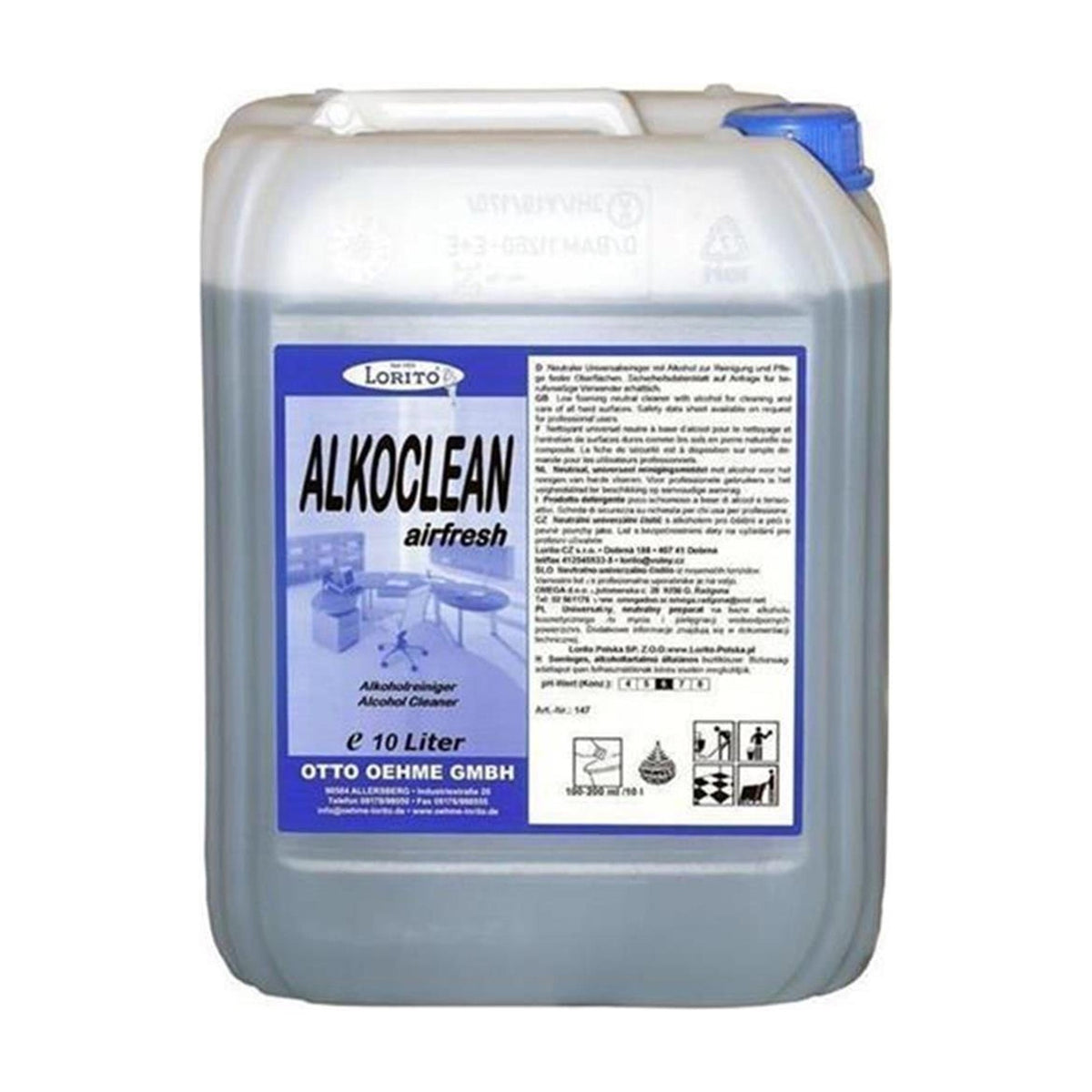 Lorito Alkoclean Airfresh 147 Bodenpflege Alkoholreiniger