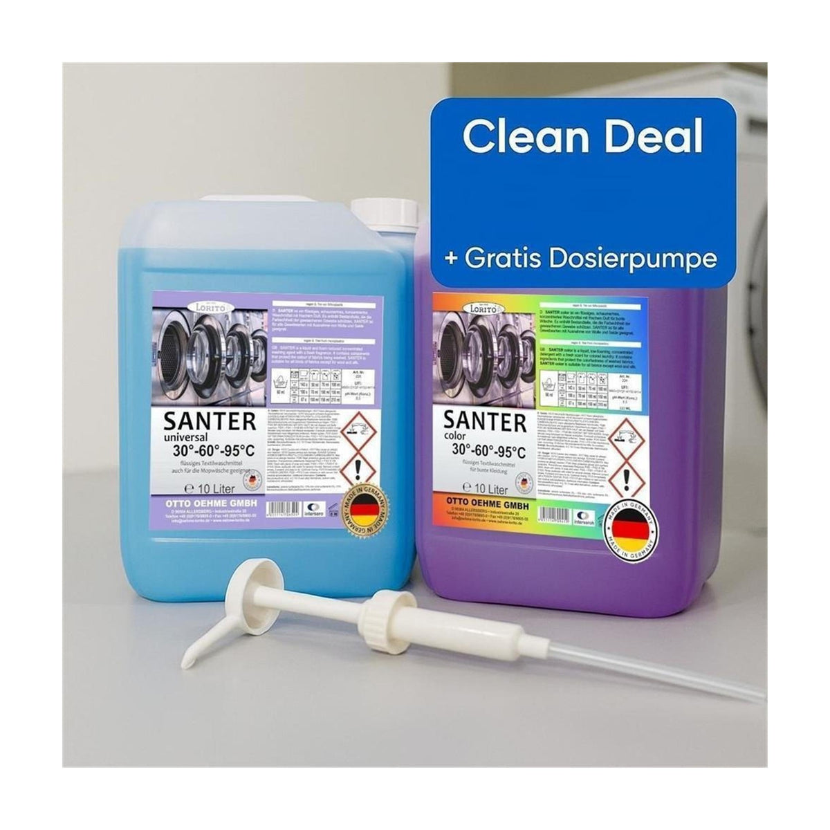 Waschmittel Power-DUO Clean Deal 666WL