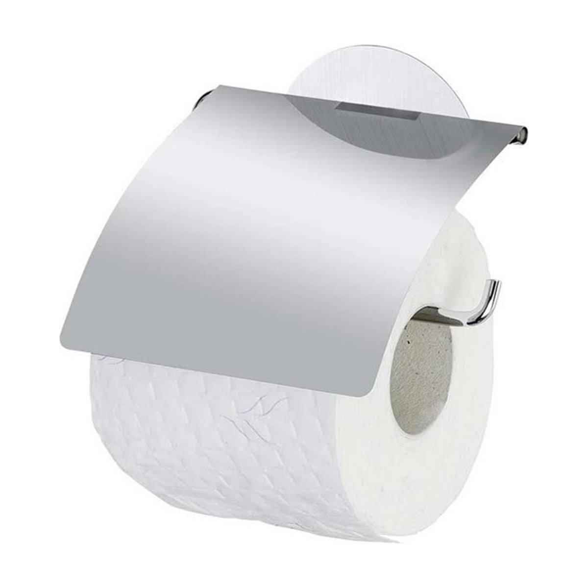 Wenko WC Toilettenpapierhalter Osimo mit Deckel Static-Loc