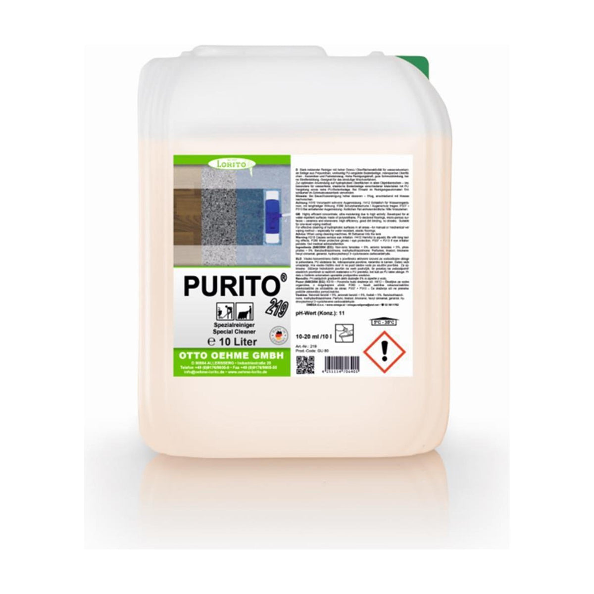 Lorito Purito 219 Bodenpflege Unterhaltsreiniger