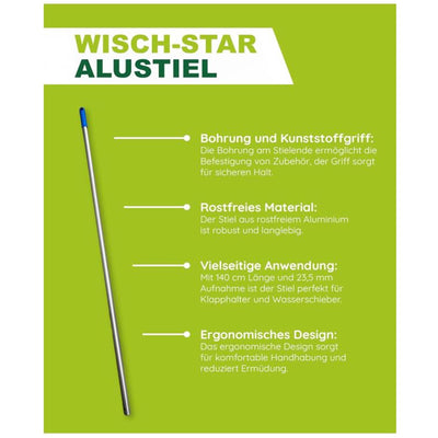 Wisch-Star Alustiel Moppstiel 140 cm