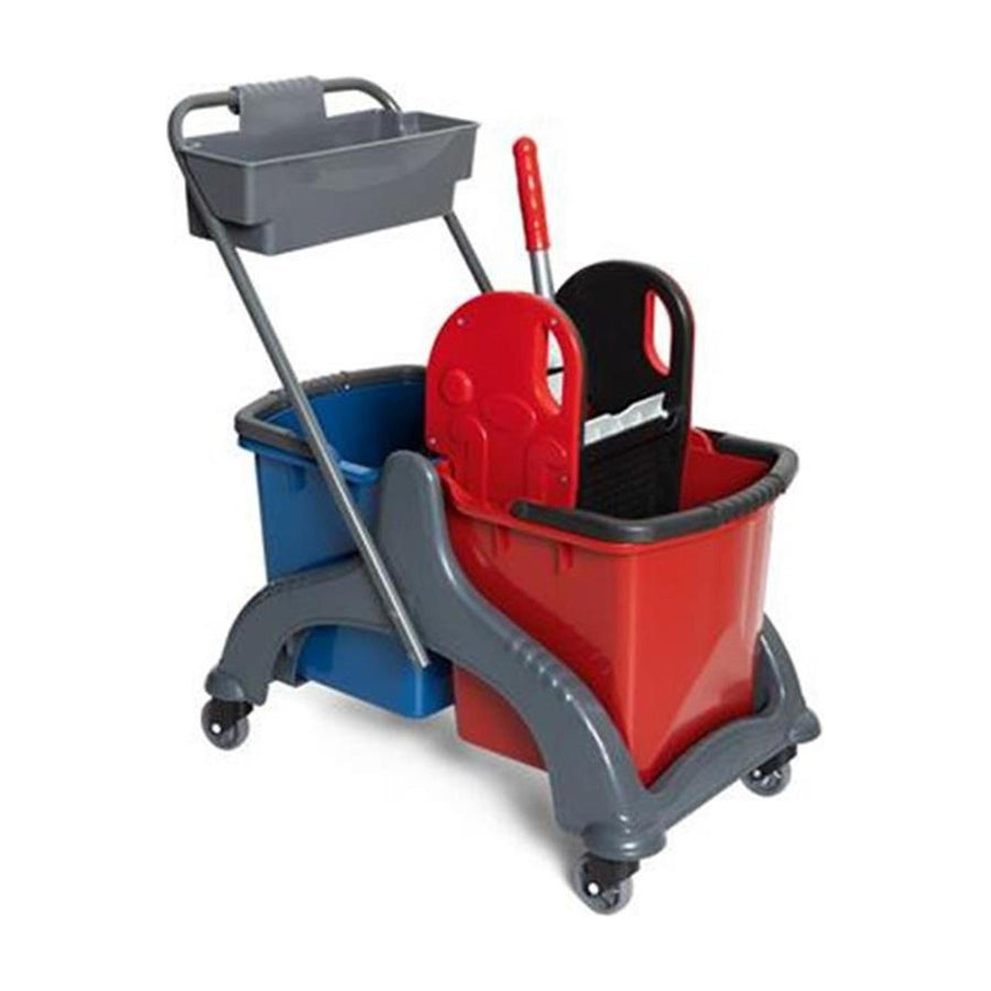 Wisch-Star Doppelfahrwagen Robert 2x25 Liter Kunststoff Korb