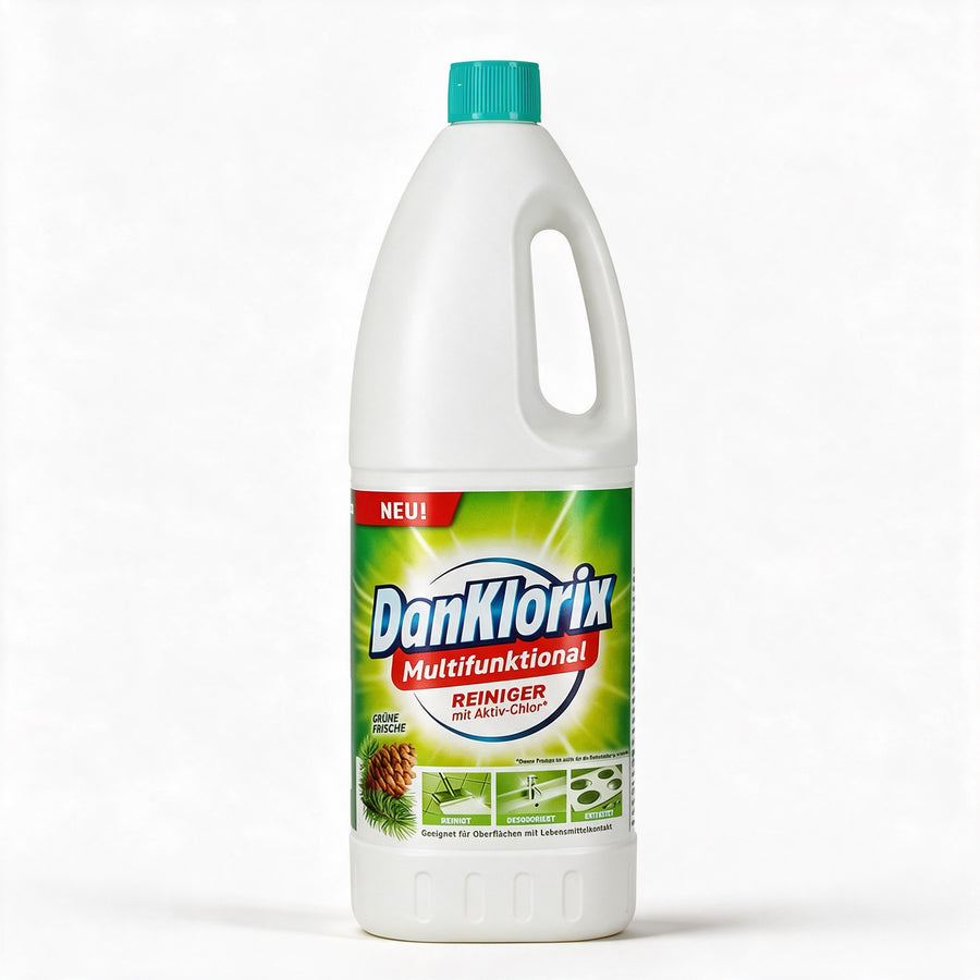 DanKlorix Hygienereiniger mit Chlor Grüne Frische1,5 L