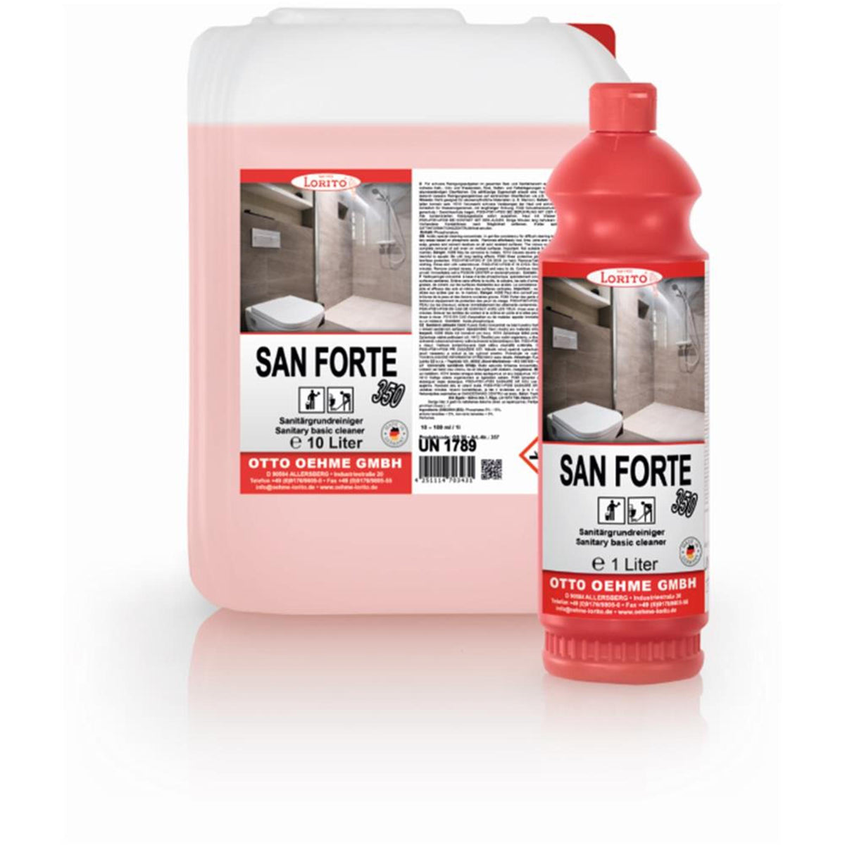 Lorito Sanforte 350 Sanitärgrundreiniger WC Reiniger