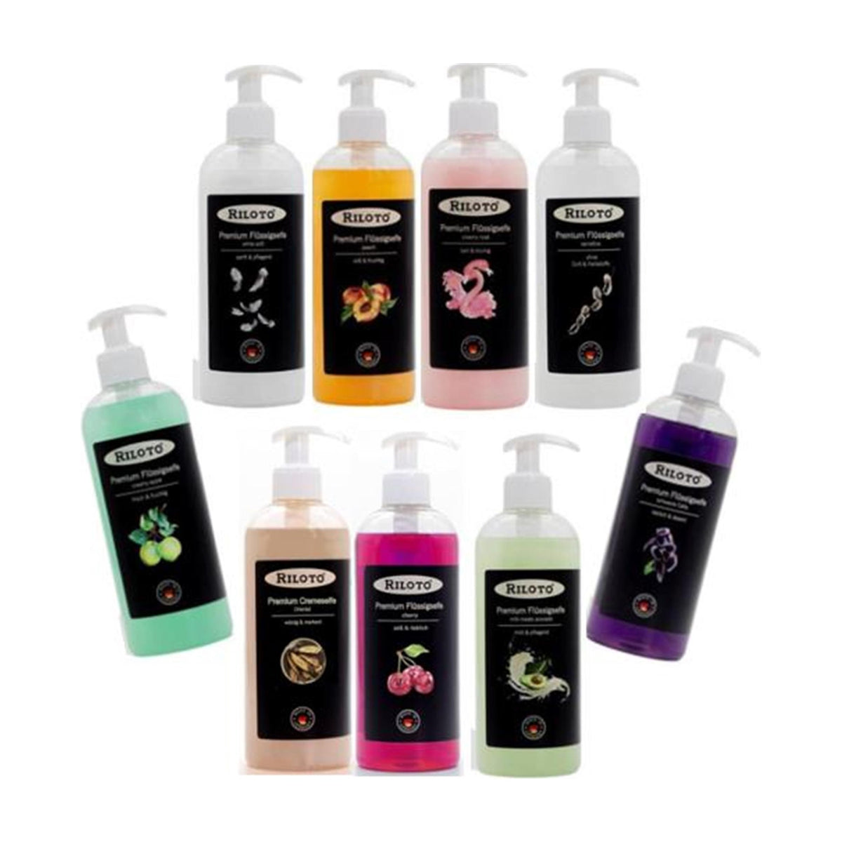 Riloto Premium Flüssigseife 500ml Cremeseife Handseife
